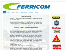 Tablet Screenshot of ferricom.cl